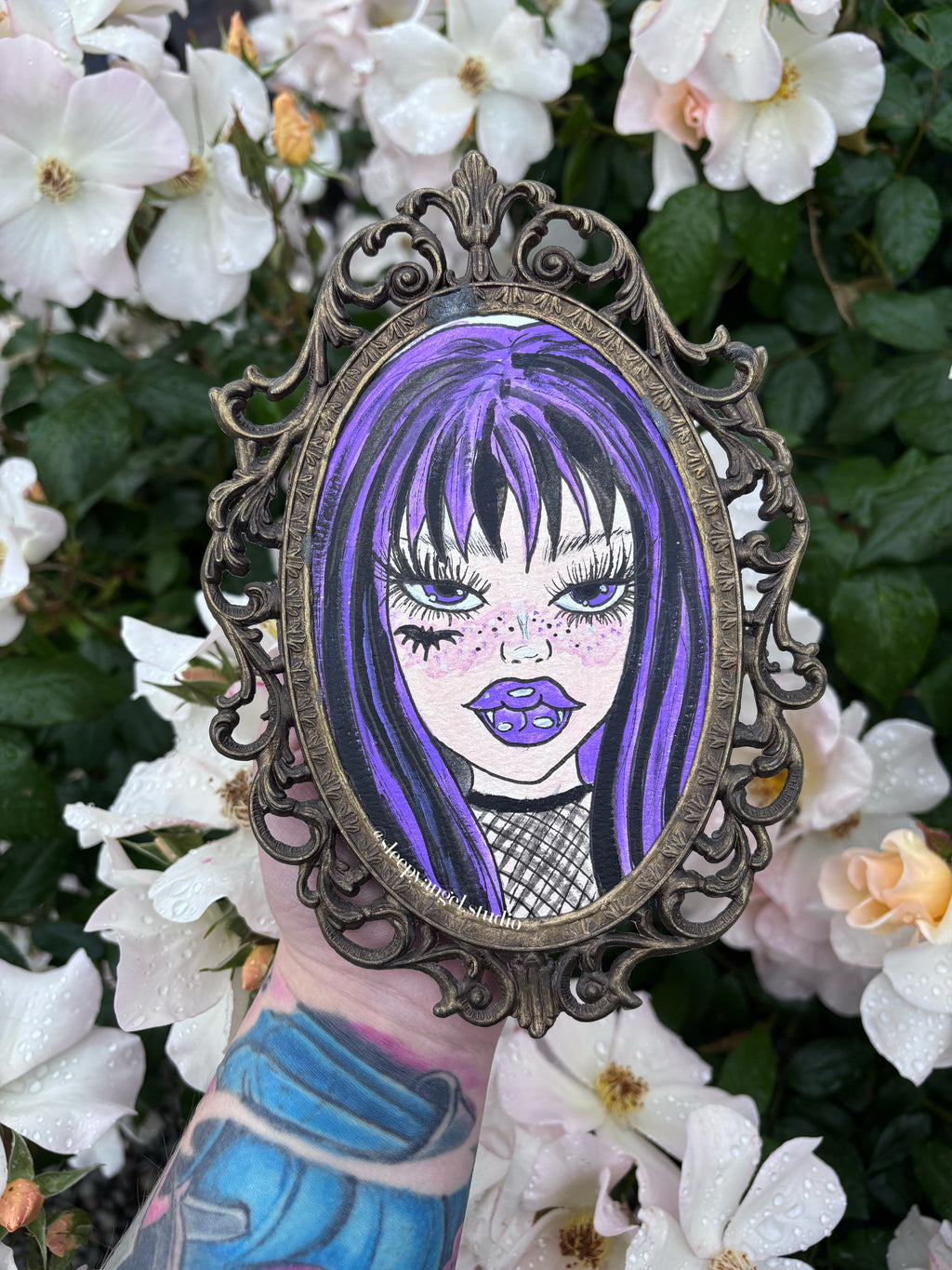 Batty Babe - OOAK Original Painting