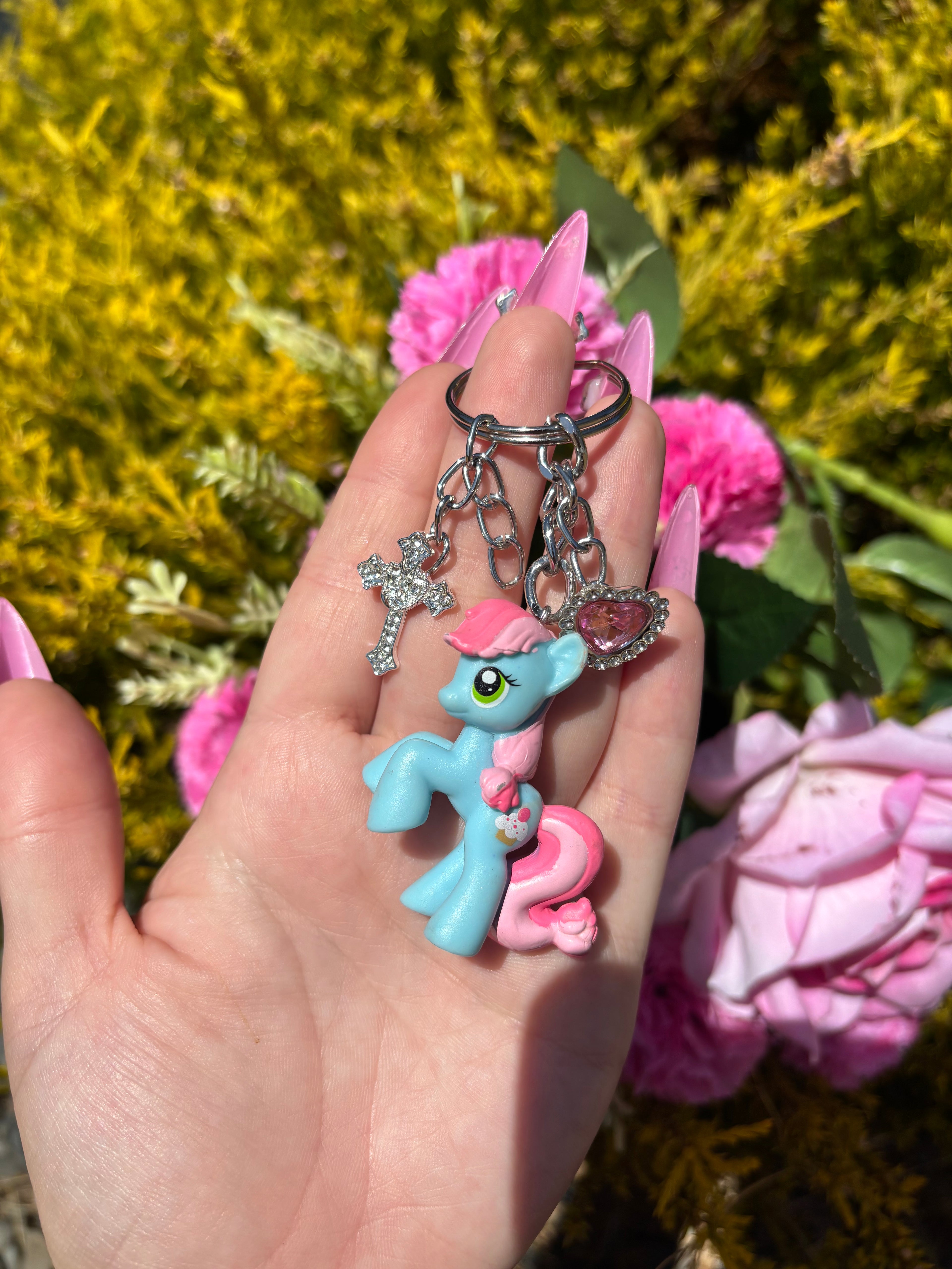 Sweetie Blue My Little Pony Keychain