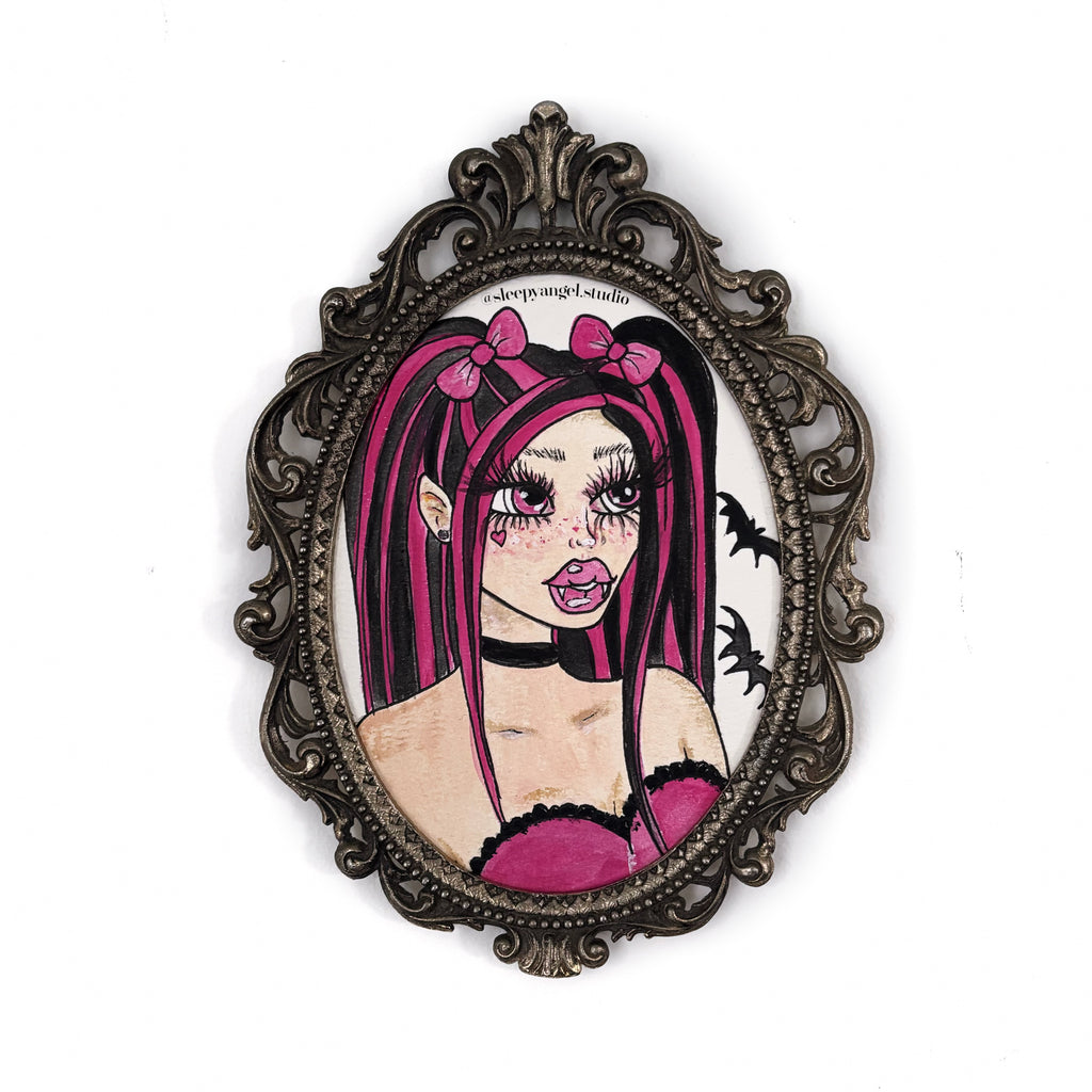 Vamp Babe - OOAK Original Painting