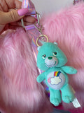 Bashful Heart Care Bear Keychain
