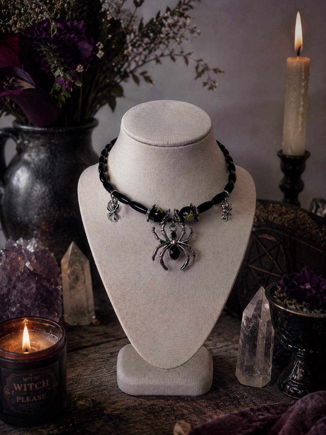 Widow's Kiss Choker Necklace