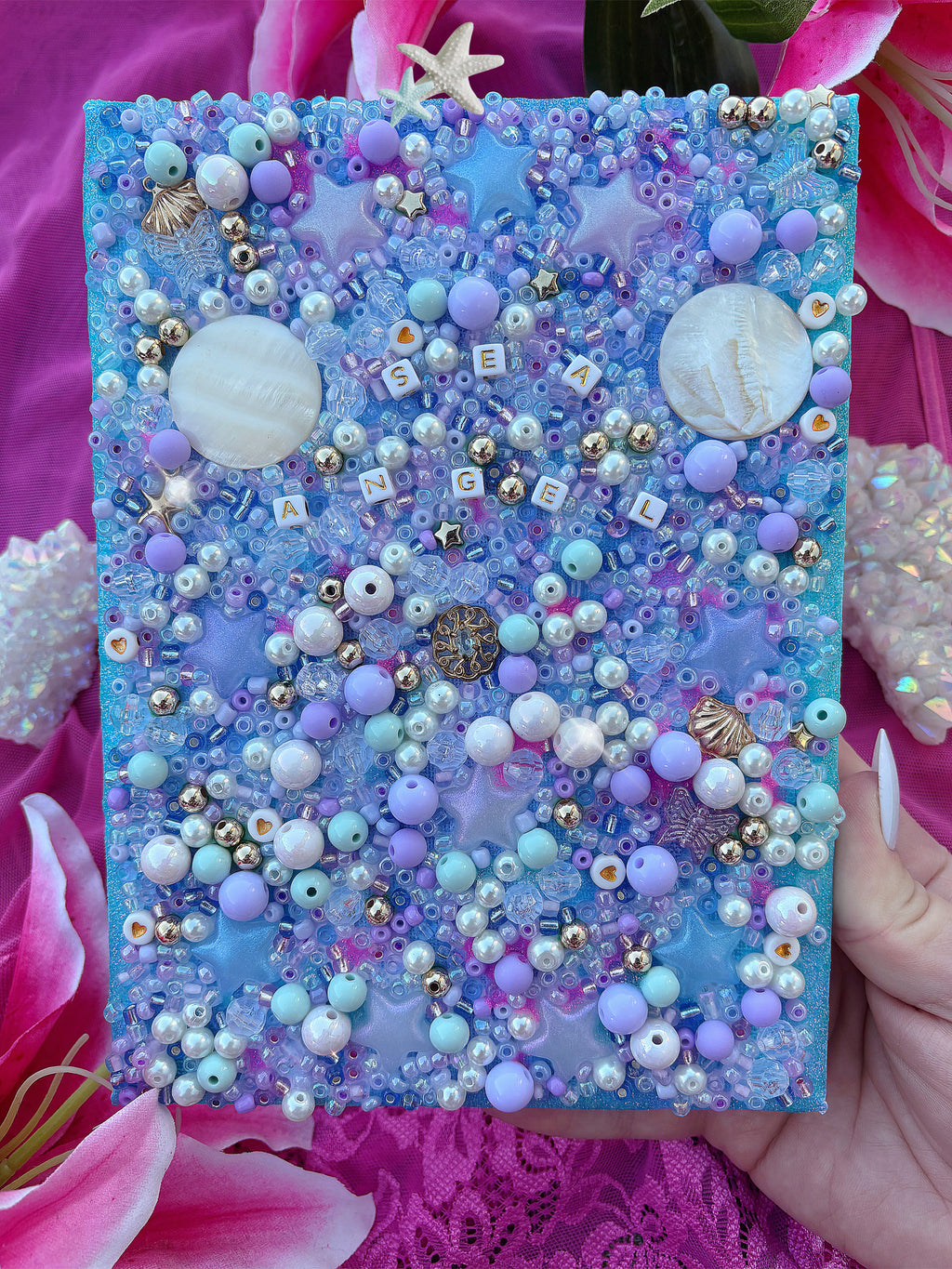 Sea Angel Beaded Canvas Art